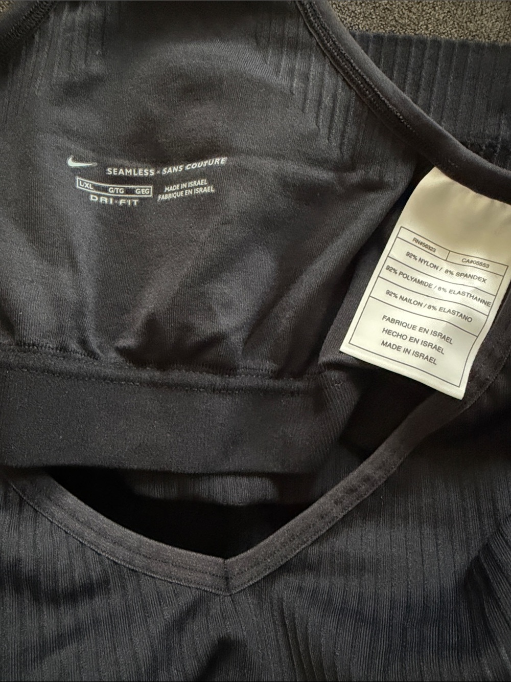 Nike Seamless Dri-FIT Ribbed Tank - Picture 4 of 4